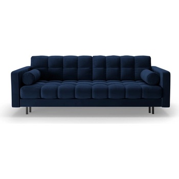 Cosmopolitan Design Тъмносин кадифен разтегателен диван с място за съхранение 222 cm Bali - Cosmopolitan Design (COS_3SF_51_F1_BALI5)