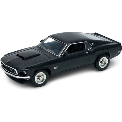 Welly 1969 Ford Mustang Boss 429 Čierná 1:34