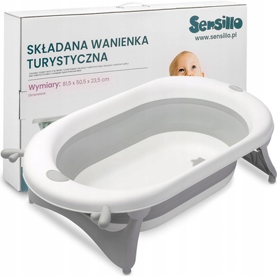 Sensillo skladacia vanička šedá