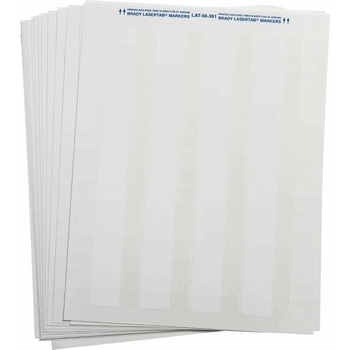 Brady LAT-56-361-2.5 / 089401, LaserTab Laser Printable Labels, 15.24 mm x 41.28 mm (89401)