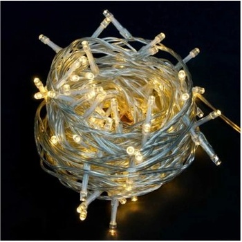 12m LED Гирлянд - Светещо въже 120LED с 8 режима на светене прозрачно 3.6W 220V IP44 (1127)