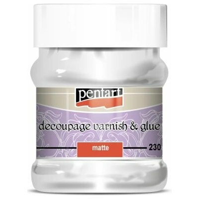 Pentart Lepidlový lak na decoupage matný 230 ml – Sleviste.cz