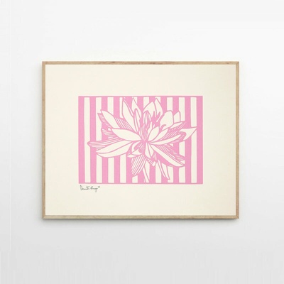 Moikka Plakát Lotus No. 01 by Little Detroit 21x29,7 (A4)