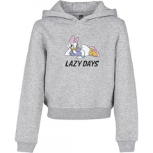 Mister Tee Kids Kids Daisy Duck Lazy Cropped Hoody heather grey