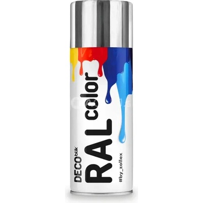 Zollex Deco Blik RAL Farba v spreji - jasná chrómová 400ml