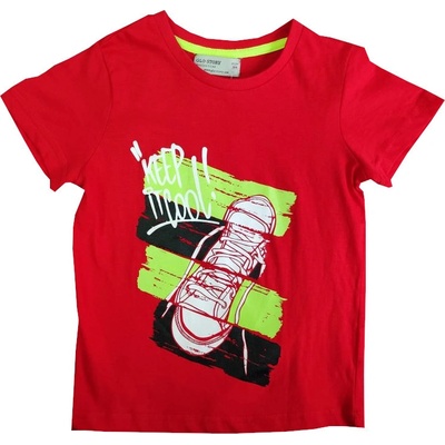 chlapecké triko Glo-Story BPO-7259 červená