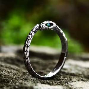 NNM пръстен Snake Green Eyes - SS8-1102R
