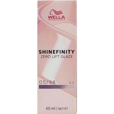 Wella Shinefinity Zero Lift Glaze Cool 05/98 Cool Steel Orchid 60 ml