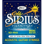 Gorstrings SIRIUS Gold SG1-9543 Струни за акустична китара (SG1-9543)