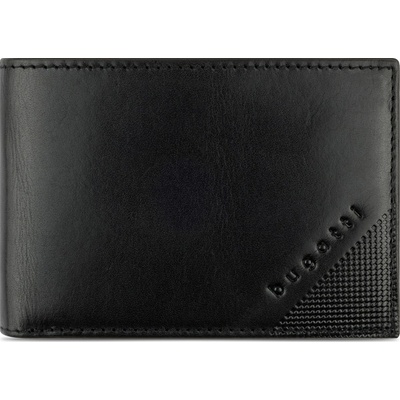 Bugatti malá pánská kožená RFID Nobile Mini Purse 49125201 černá