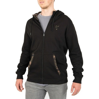 Fox Mikina LW Black Camo Print Zip Hoody – Zboží Mobilmania