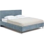 Bonami Синьо тапицирано двойно легло с включена подматрачна рамка 180x200 cm Noira Slim - Bonami Selection (1756714)