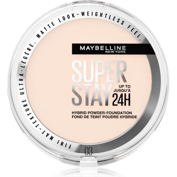 Maybelline new york SuperStay 24H Hybrid Powder-Foundation компактна пудра за матиране цвят 03 9 гр