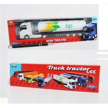 WELLY AUTO kov cisterna na ropu MAN kartón 1:64