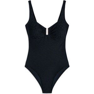 Chelsea Peers Women's Plunge Swimsuit - Leopard