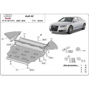 Scut Motor - Румъния Метална кора под двигател и скоростна кутия за audi a8 (4e) от 2002 до 2010 (309686)