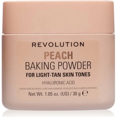 Revolution Baking Powder sypký púder Peach 30 g