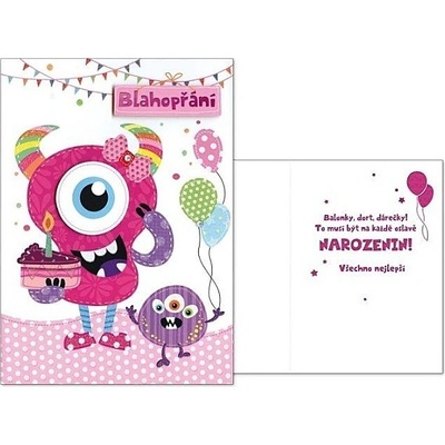 Mfp Přání k narozeninám dětské CN-581