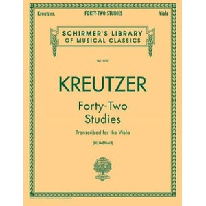 Forty-Two Studies for the Viola (ISBN: 9780793554539)