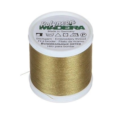 Vyšívací nitě PES Madeira Polyneon (400m) barva 1956 olive