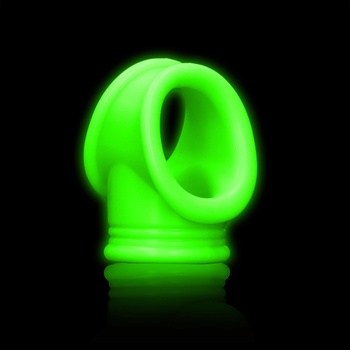 Image 1 of Ouch! Glow in the Dark Cock Ring & Ball Strap 789