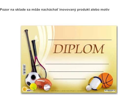 Diplom A5 lopty
