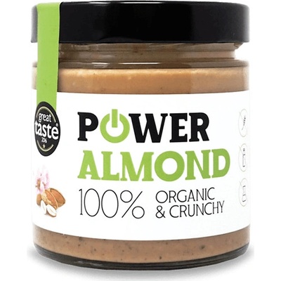 Powerlogy Organic Almond Cream mandľový krém 330 g
