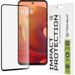 Techsuit Протектор за Motorola Moto G15 / G15 Power - 111D Full Cover / Full Glue Glass - Черен (KF2345340)