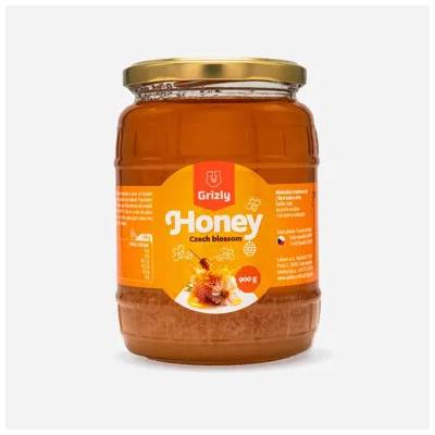 GRIZLY Med včelí květový český 900 g