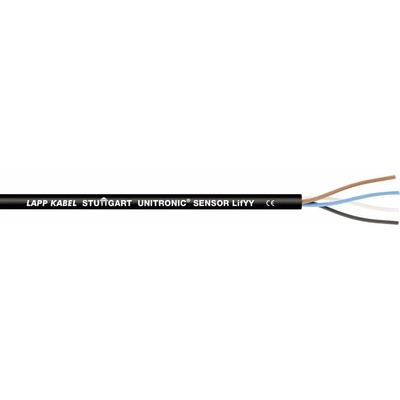 Lapp 7038900/100 senzorový kabel SENSOR LifYY 3 x 0.34 mm² černá 100 m