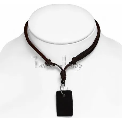 Talitha Кожено колие с плочка за гравиране