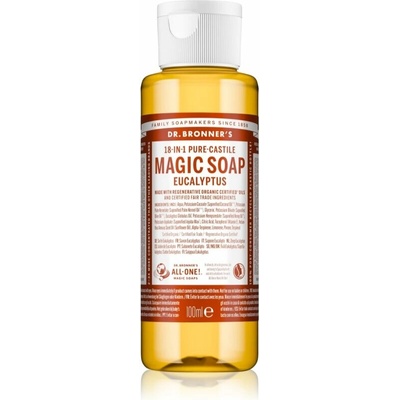 Dr. Bronner’s tekuté univerzálne mydlo eucalyptus 100 ml