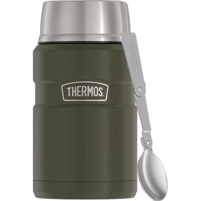 Thermos Style Термос за храна със сгъваема лъжица, 710 мл, тъмнозелен, 2 ел (173057)