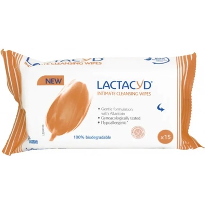 Lactacyd Интимни мокри кърпички Daily, 15 броя