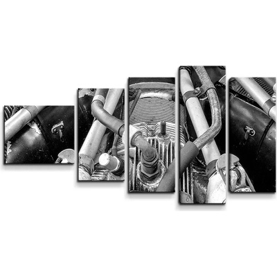 Sablio Obraz - 5-dílný Motor - 100x60 cm