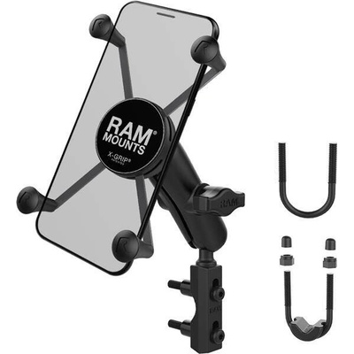 Veľký držiak telefónu RAM® X-Grip® so základňou pre brzdovú/spojkovú nádržku - strednú