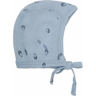 Merino vlna a hodvábny klobúk pre deti Blue Fog blue Fixoni