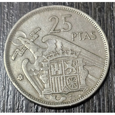 Španielsko 25 Pesetas 1957 556