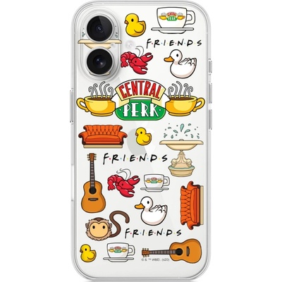 ERT GROUP Калъф Friends за iPhone 16, Прозрачен (WPCFRDS10006)
