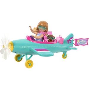Mattel Barbie Челси и самолет (HTK38)