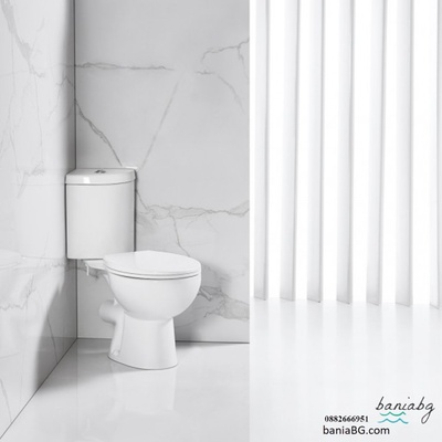 Inter Ceramic Ъглов моноблок icc 7636p rimless