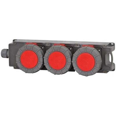 F-ELEKTRO ROZVADĚČ TRIBOX 3X ZÁSUVKA 16A 5P IP65 F3.0585