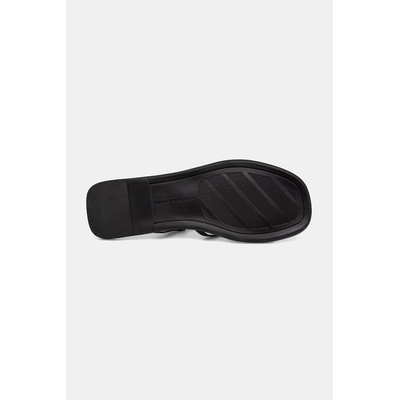 Tommy Hilfiger сандали дамски от кожа FLAT STRAPPY SANDAL LTH (FW0FW09220)