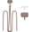 Tech-Protect Универсален ремък 80 см за смартфон от Tech-Protect C5S Rope Crossbody - Chocolate Brown (5906302313075)