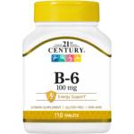 21st Century Vitamin B-6 100 mg [110 Таблетки]