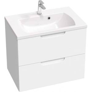 RAVAK Classic II - Шкаф за мивка 69x45x58 см, 2 чекмеджета, бял гланц X000001478 (X000001478)