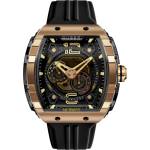 Nubeo Мъжки часовник Nubeo Magellan Rose Gold 24h Automatic (NB-6087-06) Часовници