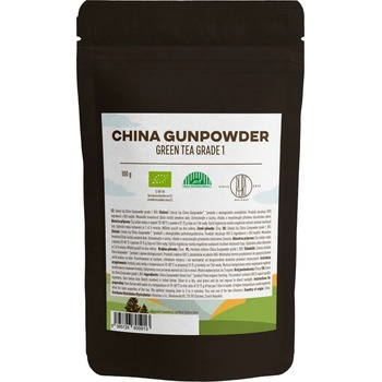BrainMax Pure Pure® China Gunpowder Grade 1, зелен чай, BIO, 100 g