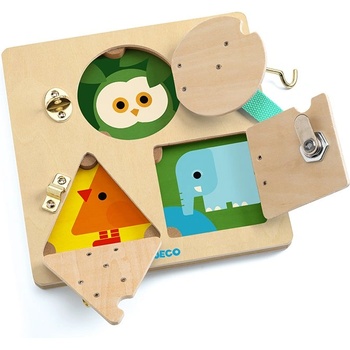 Image 1 of DJECO - Пъзел дървен Lockbasic DJ06213