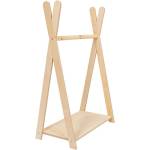 Meowbaby Детска закачалка от декор от бор в естествен цвят 98x97 cm Montessori - Meowbaby (WTHL01)